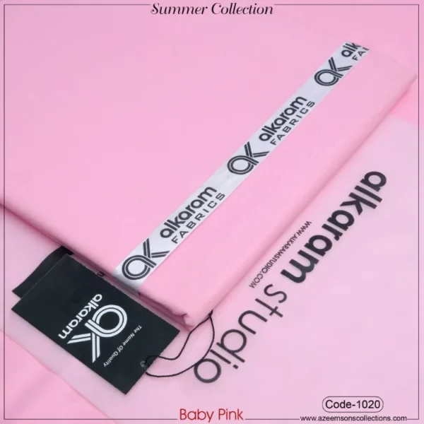 Al-Karam Summer Cotton | Baby Pink | 1020