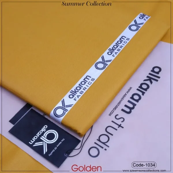 Al-Karam Summer Cotton | Golden | 1034