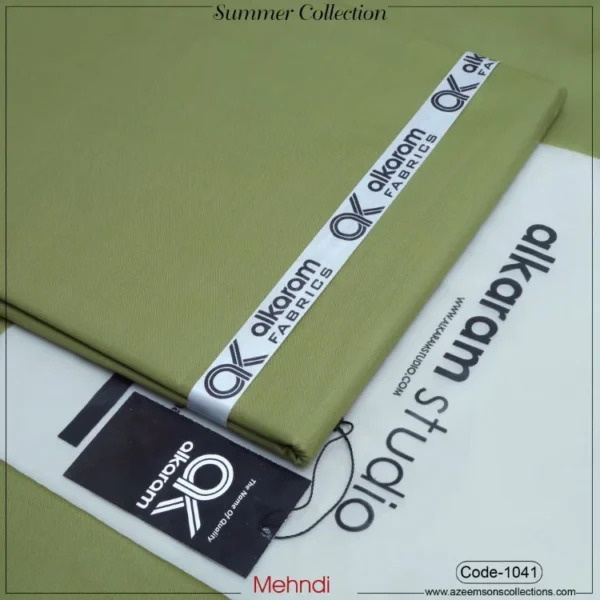 Al-Karam Summer Cotton | Mehndi | 1041