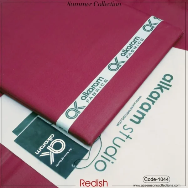 Al-Karam Summer Cotton | Redish | 1044