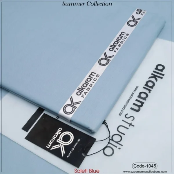 Al-Karam Summer Cotton | Saleti Blue | 1045