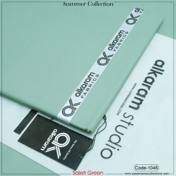 Al-Karam Summer Cotton | Saleti Green | 1046